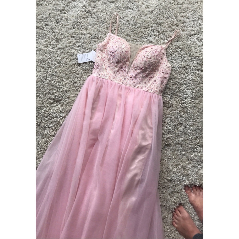 Blush Pink Prom Dress